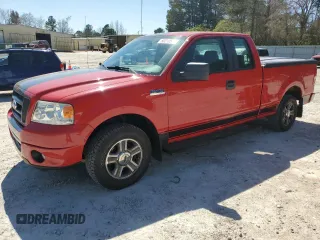 2008 Ford F-150 STX with VIN 1FTRX12W98FC24533, listed as a Copart auction lot 50210575 with 75,207 mi miles and Clean Title. Bid and sale history available at carsss.com. Image 1.