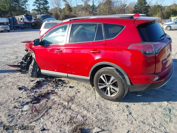 2017 Toyota RAV4 XLE with VIN 2T3RFREV7HW661708, listed as a IAAI auction lot 41367714 with 121,457 mi miles. Bid and sale history available at carsss.com. Image 3.