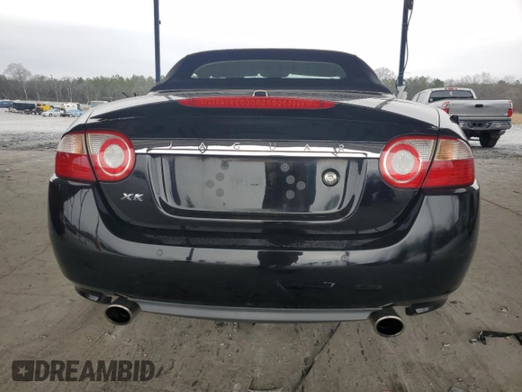 2007 Jaguar XK with VIN SAJDA44B575B06009, listed as a Copart auction lot 43648365 with 105,106 mi miles and Clean Title. Bid and sale history available at carsss.com. Image 6.