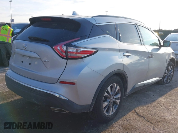 2018 Nissan Murano Platinum with VIN 5N1AZ2MG1JN115302, listed as a IAAI auction lot 41452867 with 128,992 mi miles. Bid and sale history available at carsss.com. Image 4.