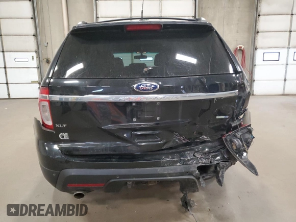 2013 Ford Explorer XLT with VIN 1FM5K8D82DGC95402, listed as a Copart auction lot 53272635 with 136,082 mi miles and Salvage Title. Bid and sale history available at carsss.com. Image 6.