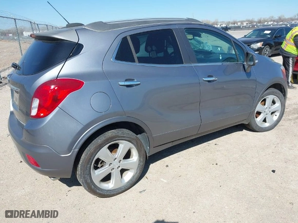 2015 Buick Encore Convenience with VIN KL4CJBSB8FB038636, listed as a IAAI auction lot 41846849 with 160,687 mi miles. Bid and sale history available at carsss.com. Image 4.