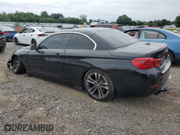 2018 BMW 4 Series 430i xDrive with VIN WBA4Z3C56JEC48743, listed as a Copart auction lot 62464885 with 70,968 mi miles and Salvage title. Bid and sale history available at DreamBid. Image 2.