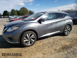 2018 Nissan Murano Platinum with VIN 5N1AZ2MG2JN161298, listed as a Copart auction lot 80222564 with 124,527 mi miles and Salvage Title. Bid and sale history available at carsss.com. Image 1.