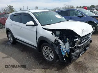 2017 Hyundai Tucson SE with VIN KM8J3CA44HU437644, listed as a IAAI auction lot 41825957 with 59,402 mi miles. Bid and sale history available at carsss.com. Image 1.