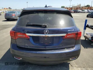 2014 Acura MDX Technology with VIN 5FRYD3H46EB005081, listed as a Copart auction lot 57799425 with 208,568 mi miles and Salvage title. Bid and sale history available at DreamBid. Image 6.