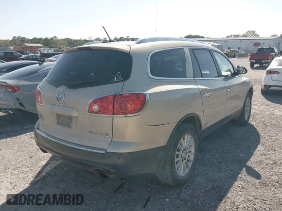 2011 Buick Enclave CXL-1 with VIN 5GAKRBED4BJ301276, listed as a IAAI auction lot 41800328 with 186,230 mi miles. Bid and sale history available at carsss.com. Image 4.