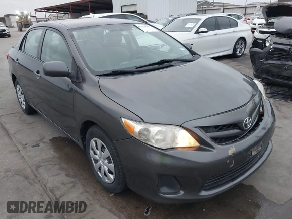 2011 Toyota Corolla L with VIN 2T1BU4EE4BC692216, listed as a IAAI auction lot 41773161 with 139,067 mi miles. Bid and sale history available at carsss.com. Image 1.