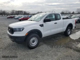 2022 Ford Ranger XL with VIN 1FTER1FH5NLD47814, listed as a Copart auction lot 80642984 with 36,745 mi miles and Salvage Title. Bid and sale history available at carsss.com. Image 1.