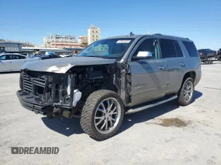 2017 Chevrolet Tahoe Premier with VIN 1GNSCCKC9HR263210, listed as a Copart auction lot 47641925 with 151,791 mi miles and Salvage title. Bid and sale history available at DreamBid. Image 1.