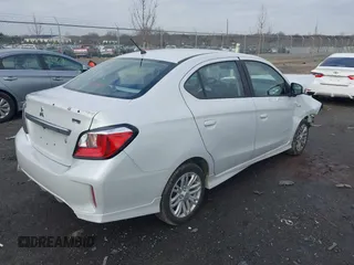 2021 Mitsubishi Mirage G4 ES with VIN ML32FUFJ0MHF03880, listed as a IAAI auction lot 41498750 with 49,386 mi miles. Bid and sale history available at carsss.com. Image 4.