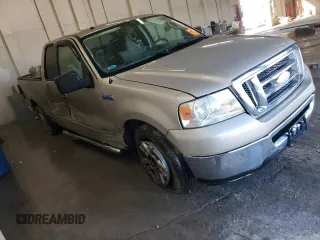 2007 Ford F-150 STX with VIN 1FTRX12W97FB81777, listed as a Copart auction lot 46642895 with 324,976 mi miles and Salvage Title. Bid and sale history available at DreamBid. Image 4.