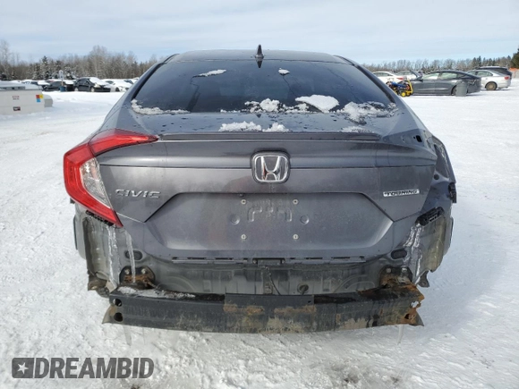 2020 Honda Civic Sedan Touring with VIN 2HGFC1F95LH103106, listed as a Copart auction lot 42615215 with 111,812 mi miles and Salvage Title. Bid and sale history available at carsss.com. Image 6.