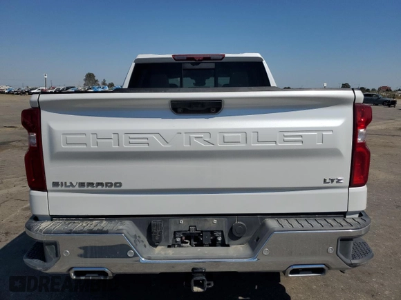 2023 Chevrolet Silverado 1500 LTZ with VIN 1GCUDGE86PZ318398, listed as a Copart auction lot 76702434 with 17,494 mi miles and Salvage Title. Bid and sale history available at carsss.com. Image 6.