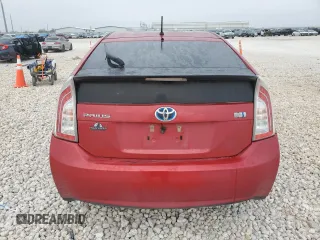 2013 Toyota Prius One with VIN JTDKN3DU3D5555123, listed as a Copart auction lot 50601635 with 206,210 mi miles and Salvage Title. Bid and sale history available at carsss.com. Image 6.