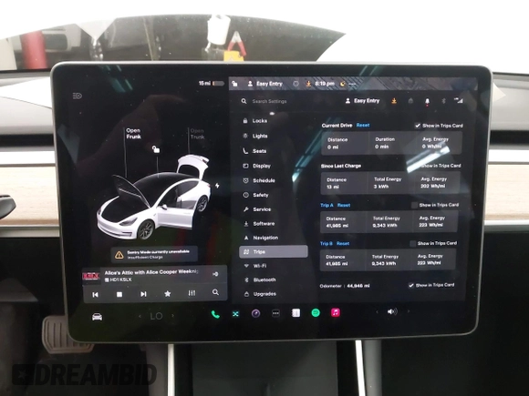 2020 Tesla Model 3 Standard Range Plus with VIN 5YJ3E1EA7LF805828, listed as a IAAI auction lot 41841505 with 44,946 mi miles and . Bid and sale history available at DreamBid. Image 7.