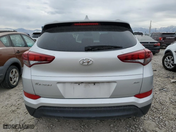 2018 Hyundai Tucson SEL with VIN KM8J3CA42JU779714, listed as a Copart auction lot 54373185 with 90,607 mi miles and Salvage Title. Bid and sale history available at carsss.com. Image 6.