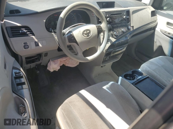 2011 Toyota Sienna LE AAS with VIN 5TDKK3DC1BS165001, listed as a Copart auction lot 46699345 with 253,382 mi miles and Salvage Title. Bid and sale history available at DreamBid. Image 8.