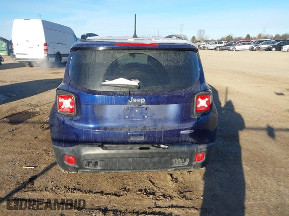 2020 Jeep Renegade Latitude with VIN ZACNJABB4LPL27228, listed as a IAAI auction lot 41271336 with 44,098 mi miles. Bid and sale history available at carsss.com. Image 16.