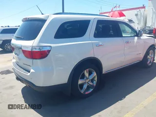2012 Dodge Durango Citadel with VIN 1C4SDJET0CC100625, listed as a IAAI auction lot 42170821 with 130,866 mi miles and . Bid and sale history available at DreamBid. Image 4.