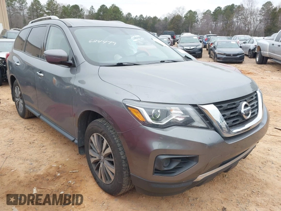 2020 Nissan Pathfinder S with VIN 5N1DR2AN1LC624479, listed as a IAAI auction lot 41198148 with 94,265 mi miles. Bid and sale history available at carsss.com. Image 1.