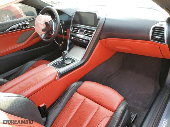 2019 BMW 8 Series M850i xDrive with VIN WBABC4C55KBU95900, listed as a Copart auction lot 89306305 with 0 mi miles and Clean Title. Bid and sale history available at carsss.com. Image 8.