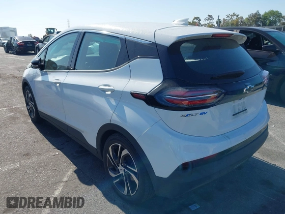 2023 Chevrolet Bolt EV 2LT with VIN 1G1FX6S09P4173162, listed as a IAAI auction lot 42171801 with 22,710 mi miles and . Bid and sale history available at DreamBid. Image 3.