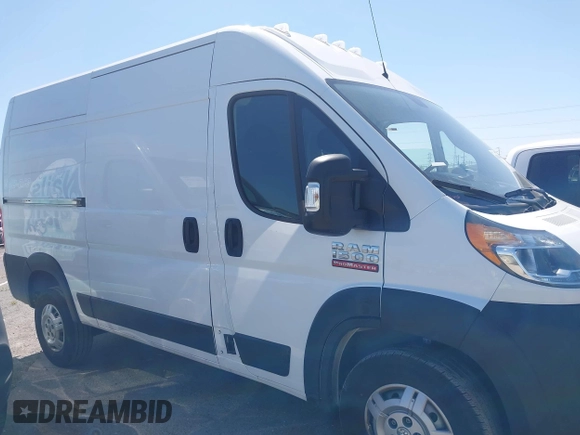 2021 Ram ProMaster Cargo with VIN 3C6LRVBG5ME567156, listed as a IAAI auction lot 42158140 with 43,436 mi miles. Bid and sale history available at carsss.com. Image 12.