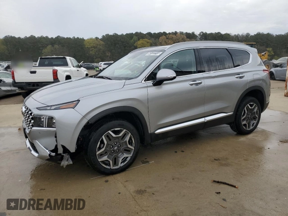 2023 Hyundai Santa Fe Limited with VIN 5NMS4DAL1PH519338, listed as a Copart auction lot 50132215 with 56,259 mi miles and Salvage Title. Bid and sale history available at carsss.com. Image 1.