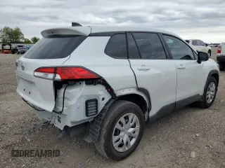 2024 Toyota Corolla Cross L with VIN 7MUAAAAG6RV086028, listed as a Copart auction lot 55079765 with 25,508 mi miles and Salvage title. Bid and sale history available at DreamBid. Image 3.