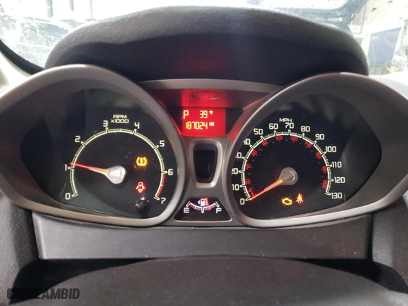 2012 Ford Fiesta SE with VIN 3FADP4EJ3CM132215, listed as a Copart auction lot 47667815 with 187,024 mi miles and Salvage Title. Bid and sale history available at carsss.com. Image 9.