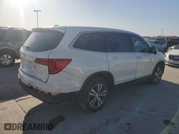 2017 Honda Pilot EX-L with VIN 5FNYF5H54HB047897, listed as a Copart auction lot 49270995 with 200,478 mi miles and Salvage Title. Bid and sale history available at carsss.com. Image 3.