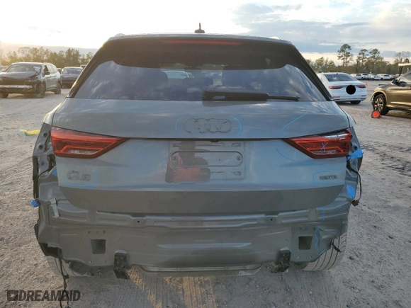 2020 Audi Q3 S line Premium Plus with VIN WA1EECF37L1040417, listed as a Copart auction lot 83485794 with 36,833 mi miles and Salvage Title. Bid and sale history available at carsss.com. Image 6.