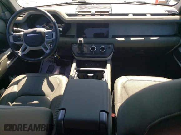 2024 Land Rover Defender S with VIN SALEJ7EX7R2287641, listed as a Copart auction lot 52123665 with 2,358 mi miles and Salvage title. Bid and sale history available at DreamBid. Image 8.