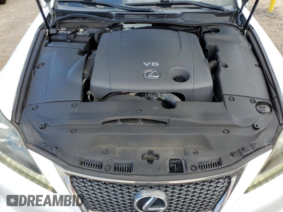 2013 Lexus IS 250 C with VIN JTHFF2C27D2528371, listed as a Copart auction lot 57607525 with 101,838 mi miles and Clean title. Bid and sale history available at DreamBid. Image 11.