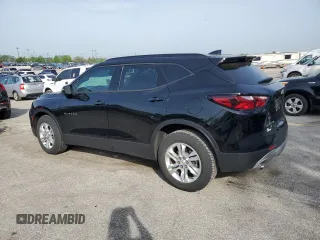 2020 Chevrolet Blazer LT with VIN 3GNKBHRS1LS592633, listed as a Copart auction lot 53729615 with 77,694 mi miles and Salvage title. Bid and sale history available at DreamBid. Image 2.