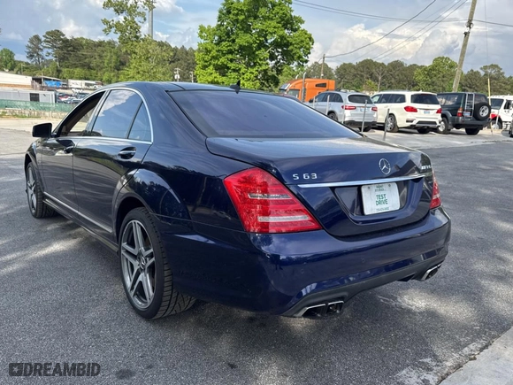 2011 Mercedes-Benz S-Class S 63 AMG with VIN WDDNG7EB9BA391589, listed as a Copart auction lot 54620395 with 115,441 mi miles and Clean Title. Bid and sale history available at carsss.com. Image 3.