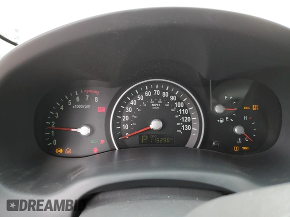 2012 Kia Sedona LX with VIN KNDMG4C75C6416415, listed as a Copart auction lot 51578585 with 115,296 mi miles and Salvage Title. Bid and sale history available at DreamBid. Image 9.