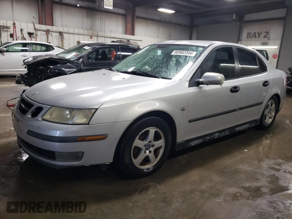 2003 Saab 9-3 Linear z VIN YS3FB45S831061285, wystawiony jako Copart lot #80902344 z przebiegiem 180 155 mil mil oraz Szkoda całkowita • Salvage title. Historia ofert i sprzedaży dostępna na DreamBid. Obrazek 1.