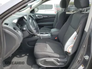 2020 Nissan Pathfinder S z VIN 5N1DR2AN4LC592594, wystawiony jako Copart lot #52460125 z przebiegiem 86 655 mil mil oraz Szkoda całkowita • Salvage title. Historia ofert i sprzedaży dostępna na DreamBid. Obrazek 7.