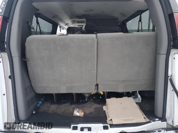 2011 Chevrolet Express Passenger 1LT with VIN 1GAZG1FG1B1109232, listed as a Copart auction lot 84252874 with Not provided miles and Salvage title. Bid and sale history available at DreamBid. Image 10.