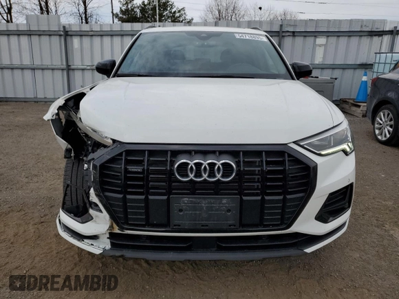 2022 Audi Q3 Premium z VIN WA1AECF3XN1111174, wystawiony jako Copart lot #54718895 z przebiegiem 48 291 mil mil oraz Szkoda całkowita • Salvage title. Historia ofert i sprzedaży dostępna na DreamBid. Obrazek 5.