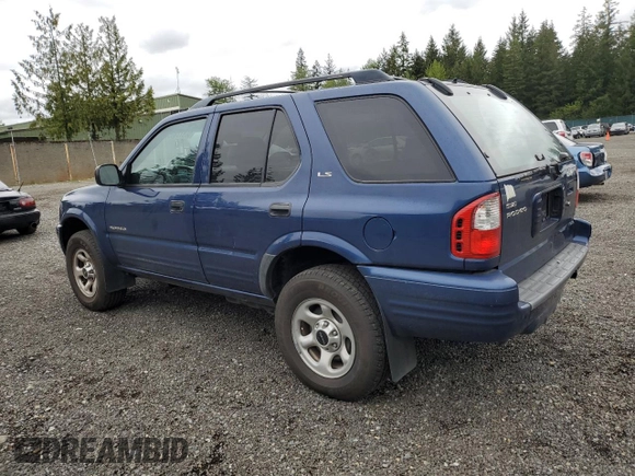 2002 Isuzu Rodeo S with VIN 4S2CK58W124301647, listed as a Copart auction lot 56973895 with 129,009 mi miles and Salvage title. Bid and sale history available at DreamBid. Image 2.