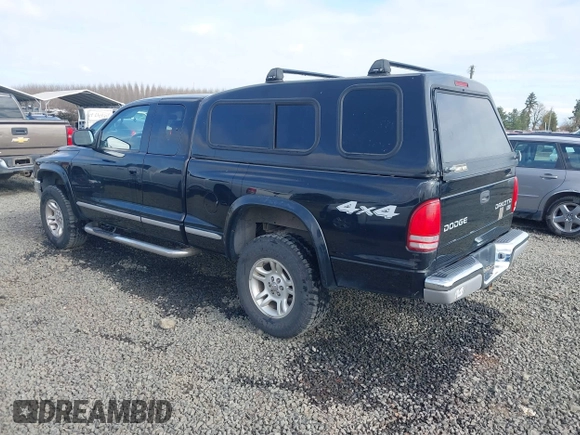 2004 Dodge Dakota SLT with VIN 1D7HG42N94S618531, listed as a IAAI auction lot 41741467 with 202,422 mi miles. Bid and sale history available at carsss.com. Image 3.