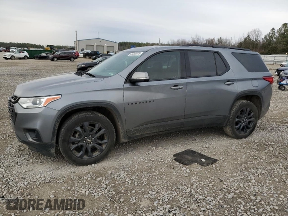 2021 Chevrolet Traverse RS with VIN 1GNERJKWXMJ153348, listed as a Copart auction lot 44298025 with 134,230 mi miles and Salvage Title. Bid and sale history available at carsss.com. Image 1.