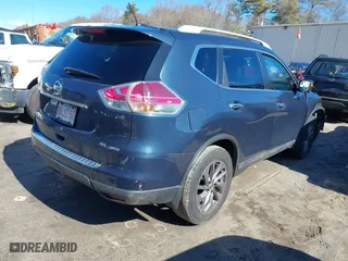 2016 Nissan Rogue SL with VIN 5N1AT2MV6GC749354, listed as a IAAI auction lot 41614606 with 146,198 mi miles. Bid and sale history available at carsss.com. Image 4.