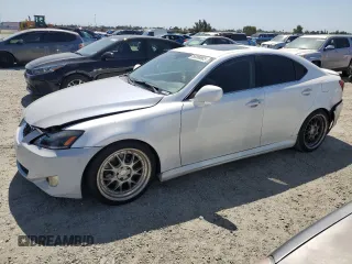 2007 Lexus IS 250 with VIN JTHCK262372009302, listed as a Copart auction lot 58396905 with 238,475 mi miles and Salvage title. Bid and sale history available at DreamBid. Image 1.
