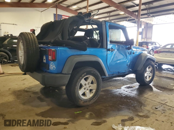 2015 Jeep Wrangler Freedom Edition z VIN 1C4AJWAG7FL520090, wystawiony jako Copart lot #62756975 z przebiegiem Nie podano mil oraz Szkoda całkowita • Salvage title. Historia ofert i sprzedaży dostępna na DreamBid. Obrazek 3.