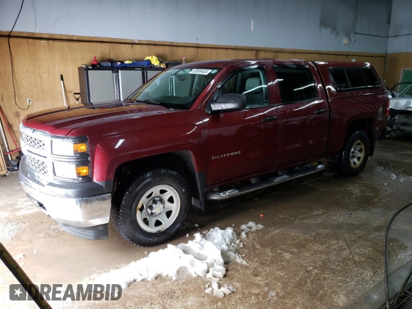 2014 Chevrolet Silverado 1500 Work Truck with VIN 3GCUKPEH6EG255287, listed as a Copart auction lot 49999455 with 141,815 mi miles and Clean Title. Bid and sale history available at DreamBid. Image 1.