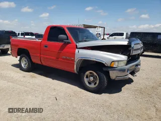 2001 Dodge 1500 Work Special with VIN 1B7HC16X51S669732, listed as a Copart auction lot 55048665 with 142,267 mi miles and Salvage title. Bid and sale history available at DreamBid. Image 4.